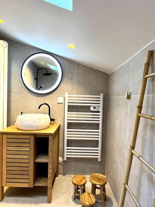 Апартаменты Bella Casa - New Full House For 3 W Ac, Wi-Fi & Terrasses Антиб Экстерьер фото